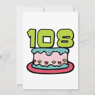 108. Geburtstagskuchen Karte