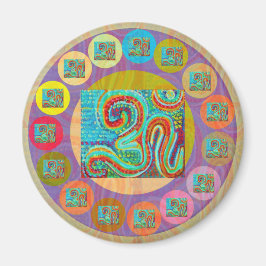 108 OM MANTRA für alle Magnet