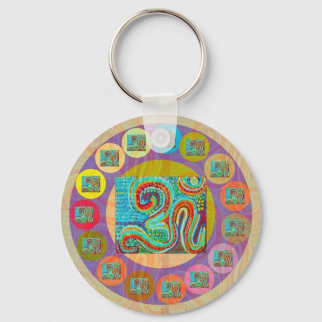 108 OM MANTRA für alle Schlüsselanhänger (Vorderseite)