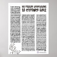 108 Positive Bejahungen für das Girls Poster