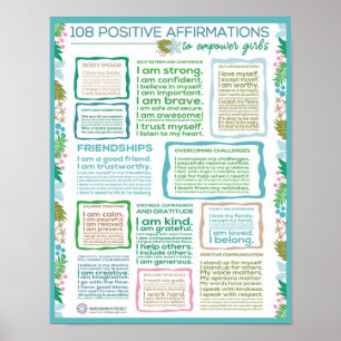108 Positive Bejahungen für das Girls Poster