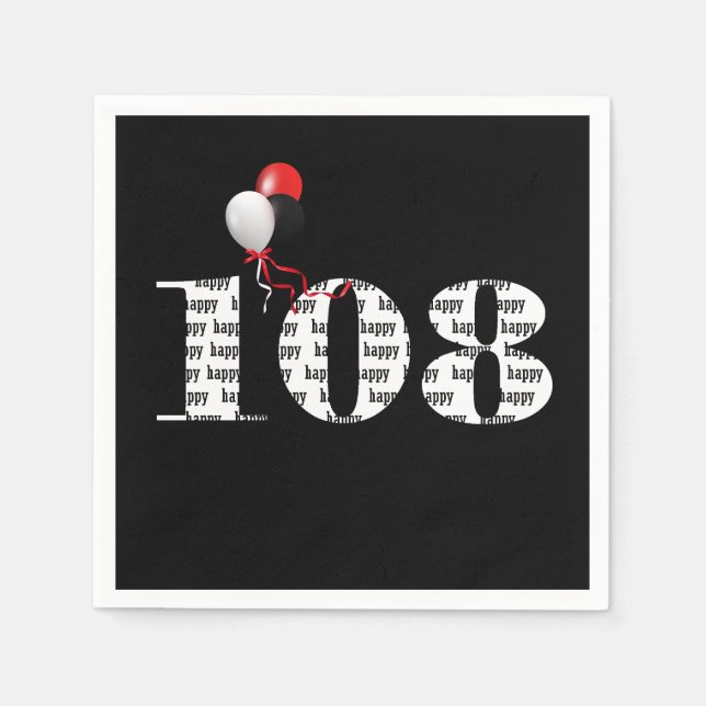 108. SERVIETTE (Vorderseite)