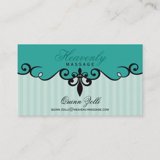 109 Ayleen - GESCHÄFTSKARTE: himmlisch L3 Visitenkarte (Vorderseite)