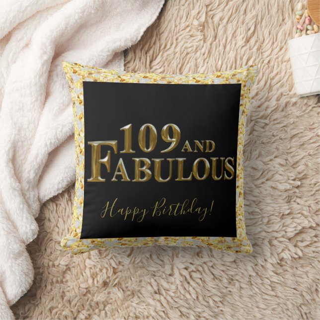 109 Geburtstag Kissen (Decke)