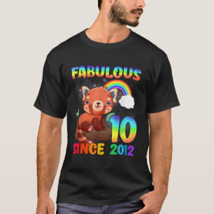 10 10. Roter Panda seit 2012 T-Shirt