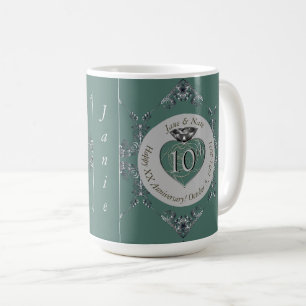10./11./20./25./70./ Hochzeiten Kaffeetasse