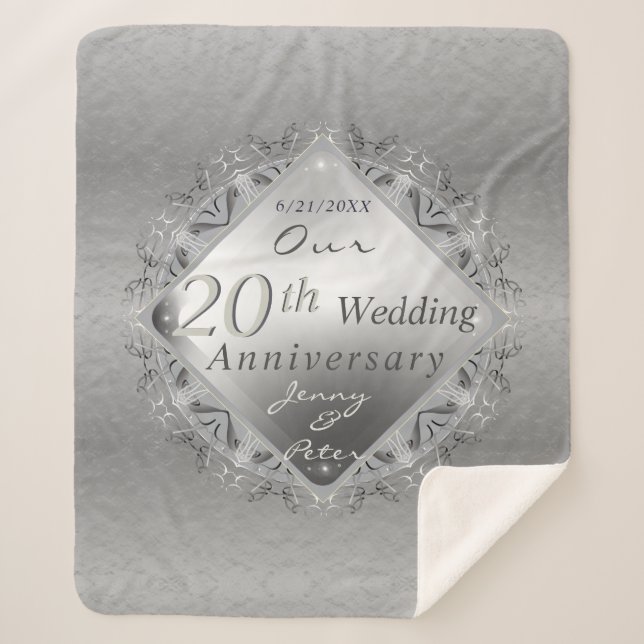 10.11.20.25.70. Hochzeitstag Sherpadecke (Vorderseite)