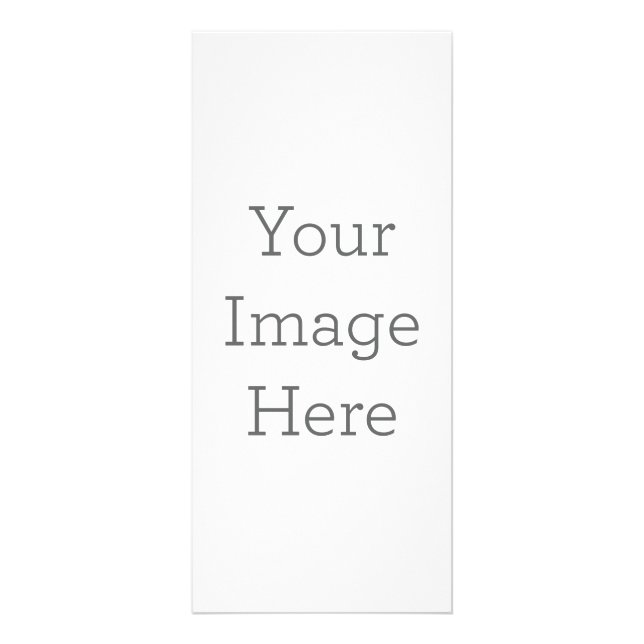 10,16cm x 22,86cm Werbekarte (Vorne)