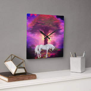 10,75" quadratische Acrylwand-Uhr Quadratische Wanduhr