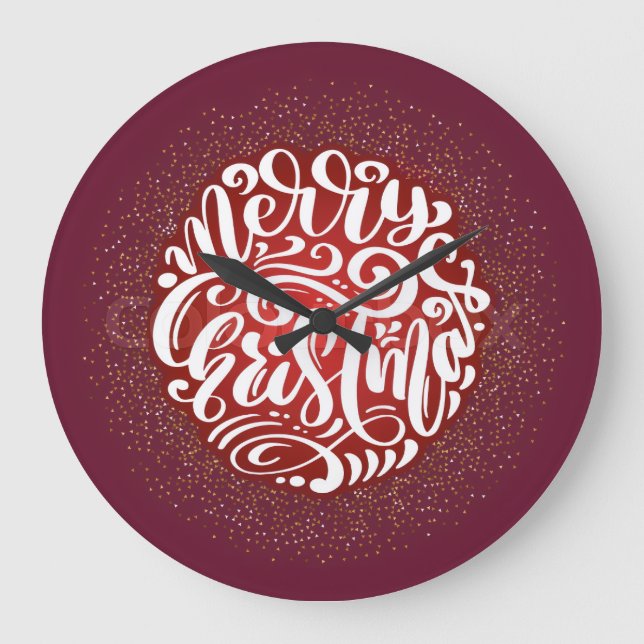 10.75" Round Acrylic Wall Clock Große Wanduhr (Vorderseite)