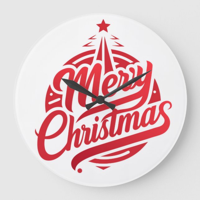 10,75" runde Acryl-Wanduhr Große Wanduhr (Vorderseite)