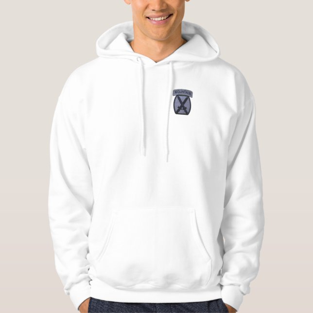10. Abteilung MTN MD Div. Gebirgs Hoodie (Vorderseite)
