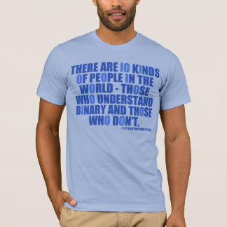 10 Arten Leute-T - Shirt