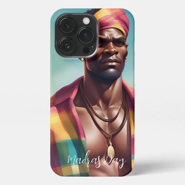 10. Ausgabe des Madras Day - Begrenzte Ausgabe #1 iPhone Hülle (Rückseite)