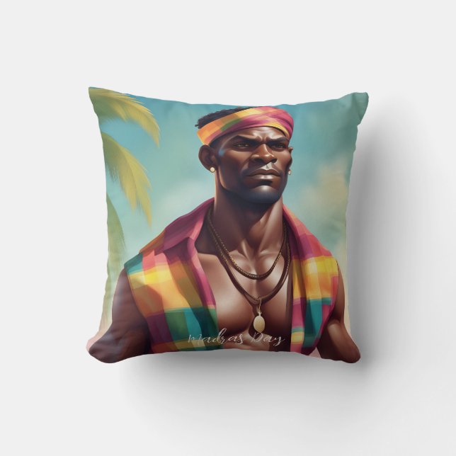 10. Ausgabe des Madras Day - Begrenzte Ausgabe #2 Kissen (Vorderseite)