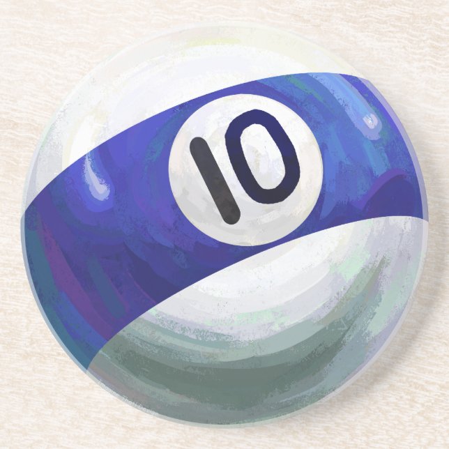 10 Ball Getränkeuntersetzer (Vorne)