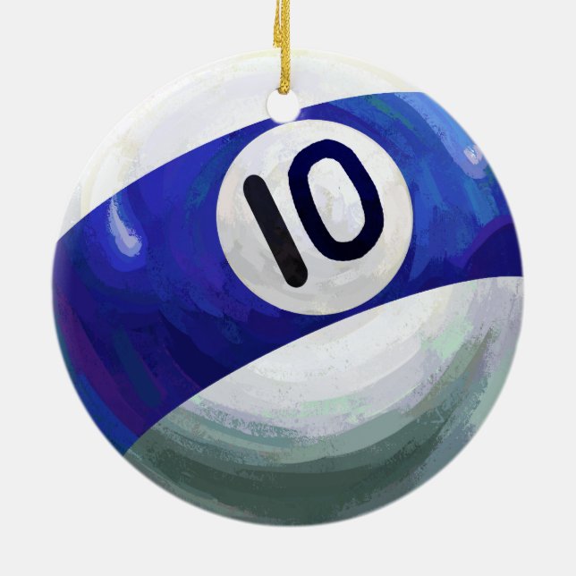 10 Ball Keramikornament (Hinten)