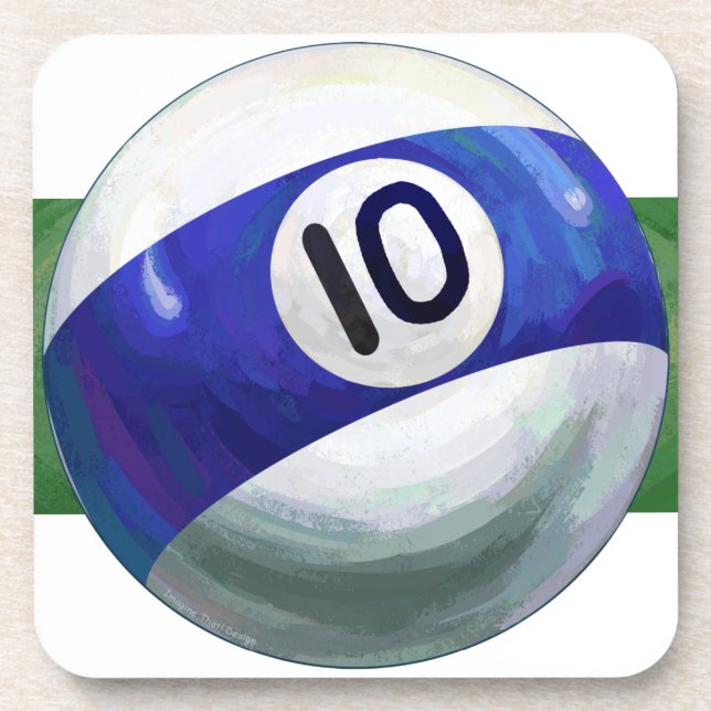 10 Ball Untersetzer (Vorderseite)