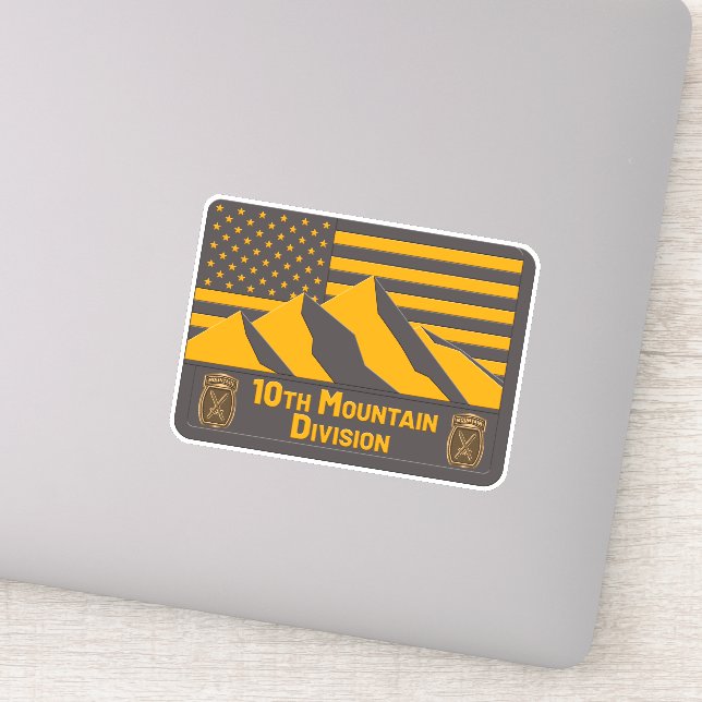 10. Bergabteilung Aufkleber (Detail)