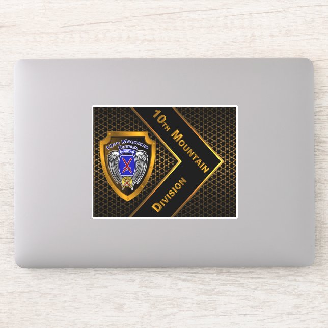10. Bergabteilung Aufkleber (Computer)