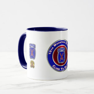 10. Bergabteilung "Climb to Glory" Tasse