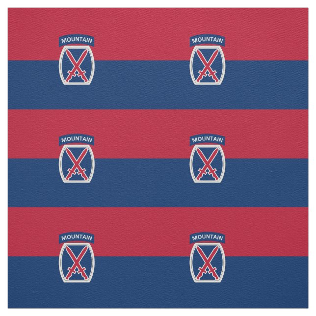 10. Bergabteilung Stoff (Muster)