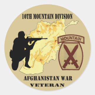 10. Bergabteilung Veteran Stickers