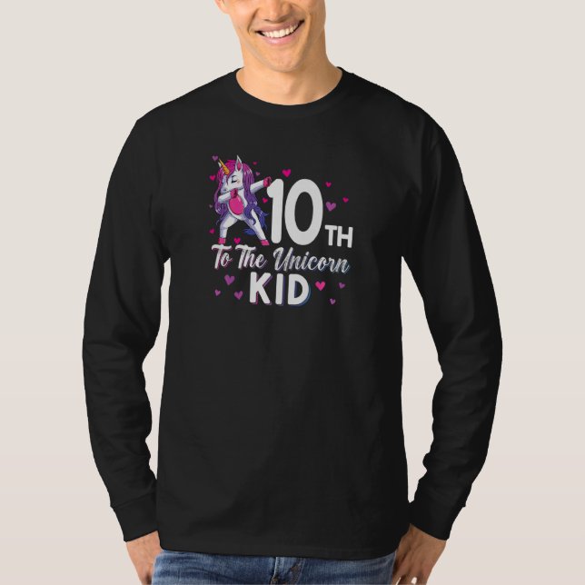 10. bis zum Einhornkid T-Shirt (Vorderseite)