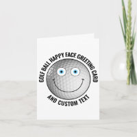10 Custom Golf Ball BLAUE EYES Happy Face Gruß