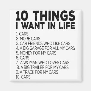 10 Dinge, die ich in meinem Leben Gewollt habe 1.  Magnet