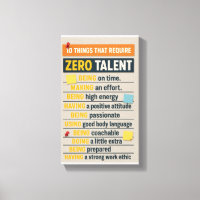 10 Dinge, die kein Talent erfordern