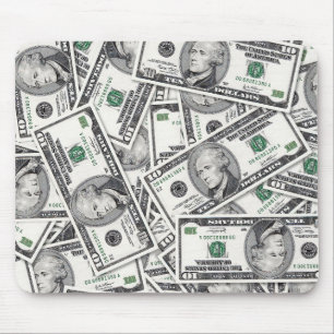 10-Dollar-Schein-Geldmuster Mousepad