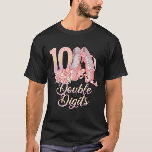 10. Doppel-Digits Geburtstag Balletttänzer Balleri T-Shirt