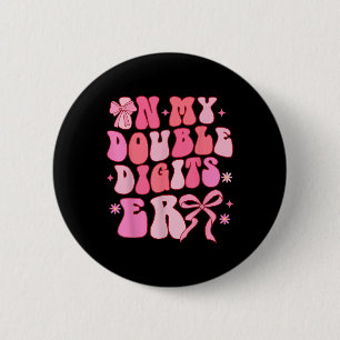 10 Doppelstühle 10. Geburtstag Girl Coquette 10 Ye Button