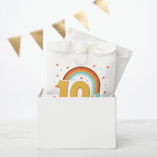 10 Doppelstühle Geburtstagskarte Girl Groovy Party Geschenktütchen