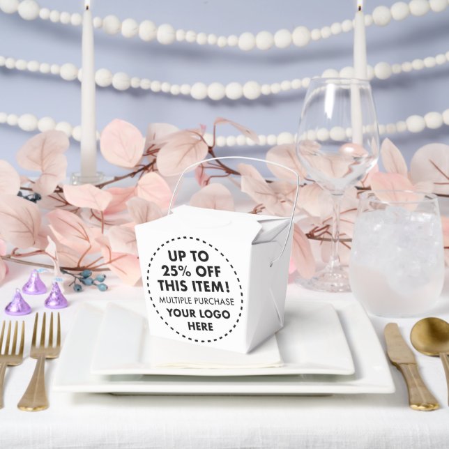 10 Felder mit Vorteilen abziehen 25% Rabatt auf Bu Geschenkschachtel (Hochzeit)