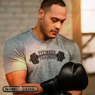 10 FITNESS   Denim Patchwork-Barbecues   T-Shirt