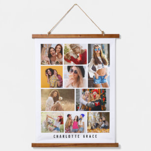 10 Foto Einfache Moderne Minimal Schwarz Stilname Wandteppich Mit Holzrahmen