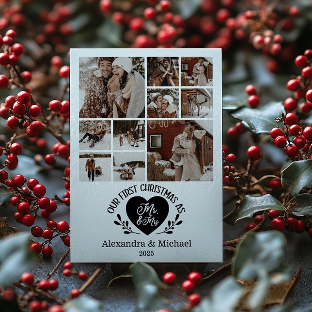 10 Foto Herzchen Erste Weihnachten als Mr. & Mrs. (Von Creator hochgeladen)