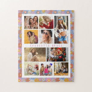10 Foto Moderne Trendy Hippie Floral Stilvoller Na Puzzle