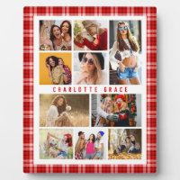 10 Foto Moderne Trendy Red Kariert Stylish Name