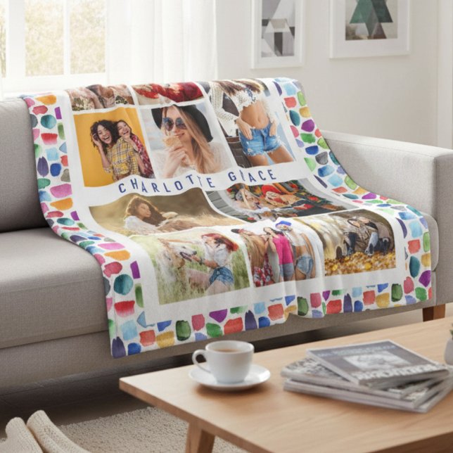 10 Foto Moderne Wasserfarbe Abstrakt Name Fleecedecke (Von Creator hochgeladen)