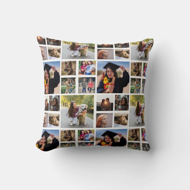 10 Foto personalisiert Fleece Blanket Kissen (Vorderseite)