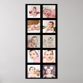 10 FotoCollage Custom Personalisiert Poster