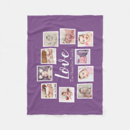 10 FotoCollage Personalisiert Fleecedecke