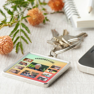 10 Fotos zur Zuneigung von Oma Schlüsselanhänger