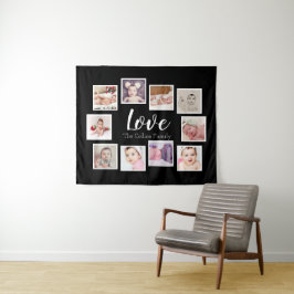 10 Fotovorlage FotoCollage Personalisierte Liebe Wandteppich