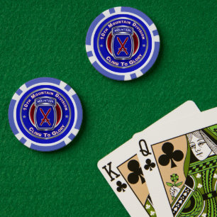 10. Gebirgsabteilung erschöpft Pokerchips