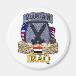 10. Gebirgsabteilung iraq Kriegsveteranen Magnet