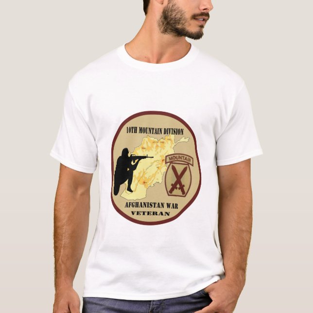 "10. Gebirgsabteilungs-Veteranen-" MilitärShirt T-Shirt (Vorderseite)
